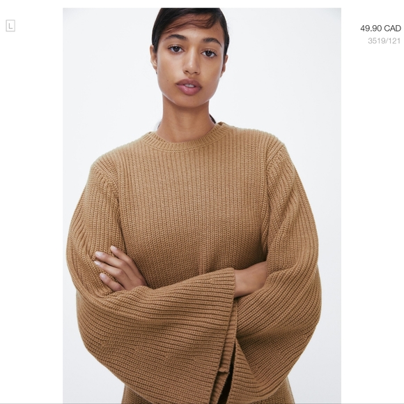 Zara tan sweater - Picture 2 of 2